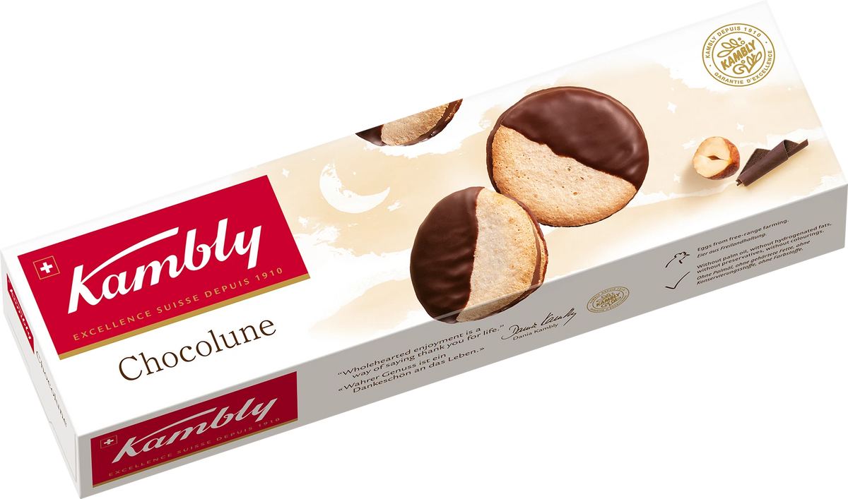 Kambly Chocolune – Produktverpackung