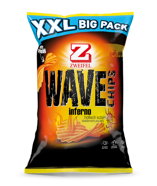 Zweifel Wave Chips Inferno XXL Tüte