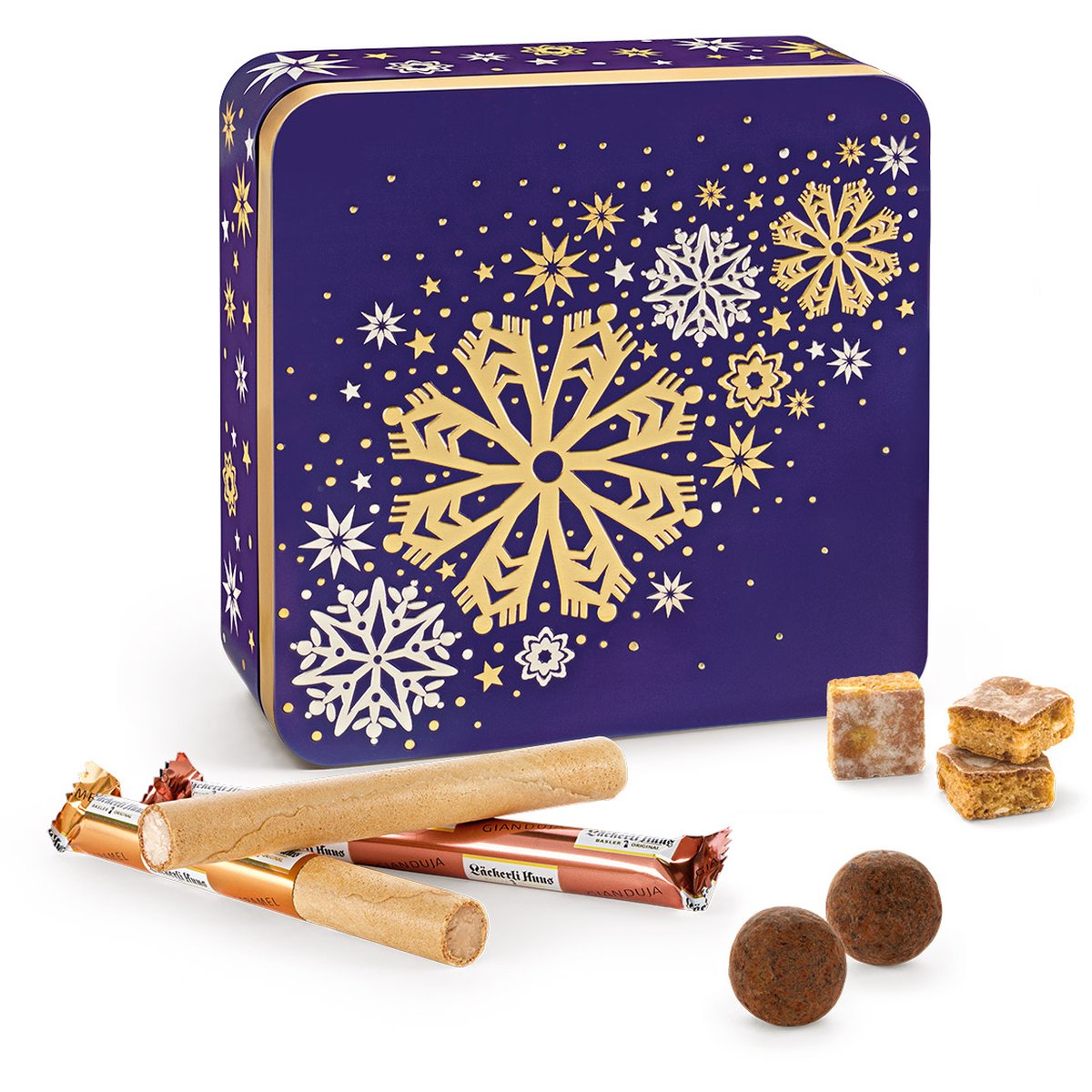 Läckerli Huus Geschenkdose Sternenzauber