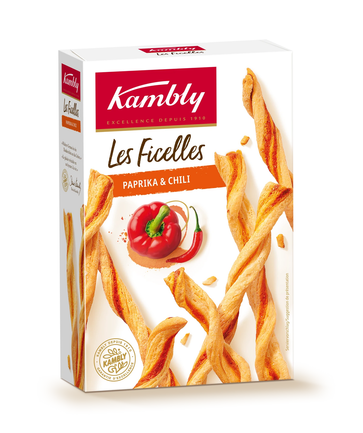 Kambly Ficelles Paprika & Chili