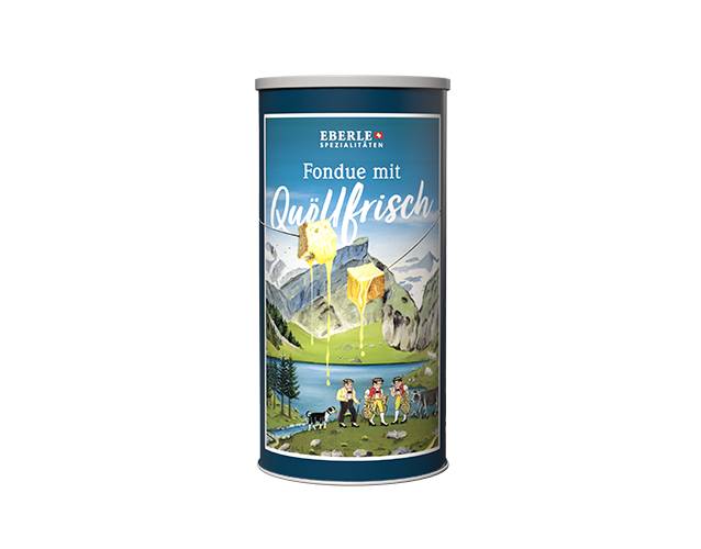 Fertigfondue mit Quöllfrisch (ungekühlt) - Chuchichäschtli - Feines aus der Schweiz