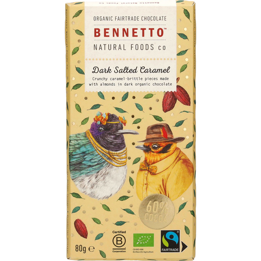 Bennetto Dark Salted Caramel – freigestellte Packungsfront