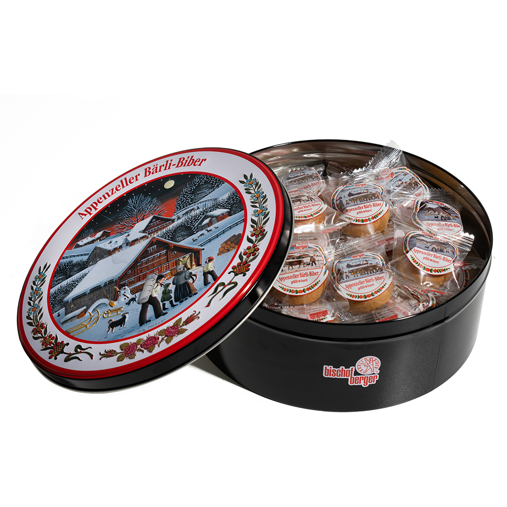 Bischofberger Appenzeller Bärli-Biber klein Geschenkdose