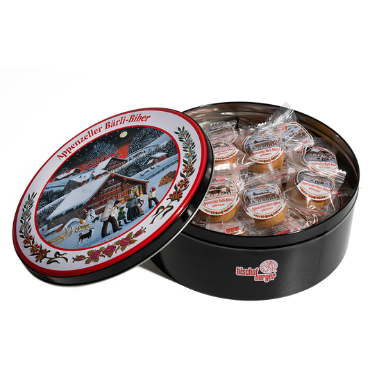 Bischofberger Appenzeller Bärli-Biber klein Geschenkdose