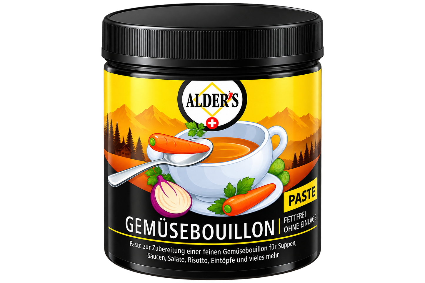 Alders Gemüsebouillon Paste fettfrei