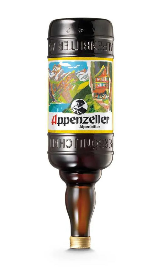 Appenzeller Alpenbitter Grossflasche 4l - Chuchichäschtli - Feines aus der Schweiz