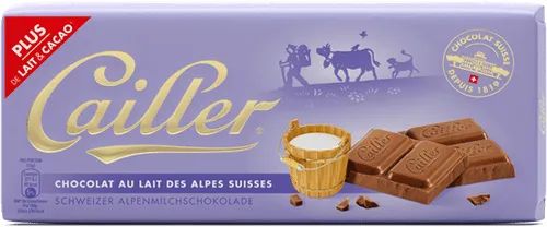 Eine Reihe Schoggi