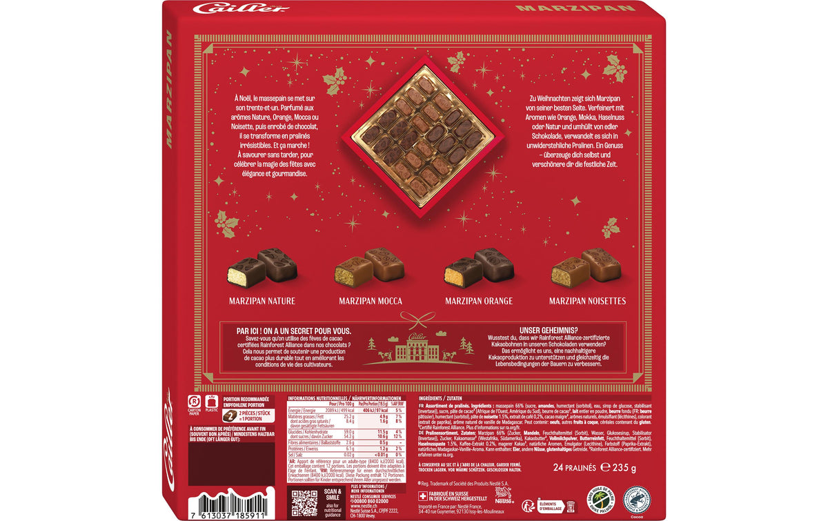 Cailler Marzipan – Produktverpackung