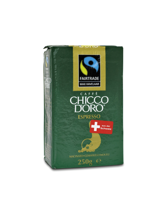 Caffè Chicco d'Oro Max Havelaar Espresso gemahlen - Chuchichäschtli - Feines aus der Schweiz
