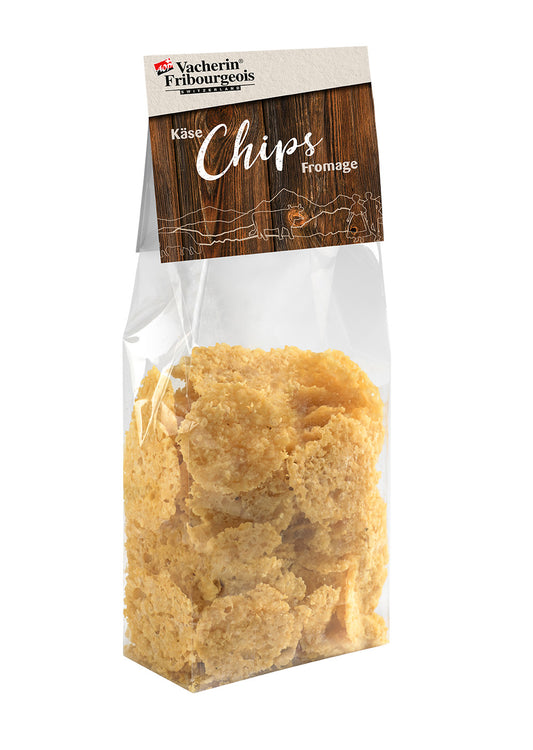 Eberle Käse Chips Vacherin Fribourgeois AOP (handgemacht) - Chuchichäschtli - Feines aus der Schweiz