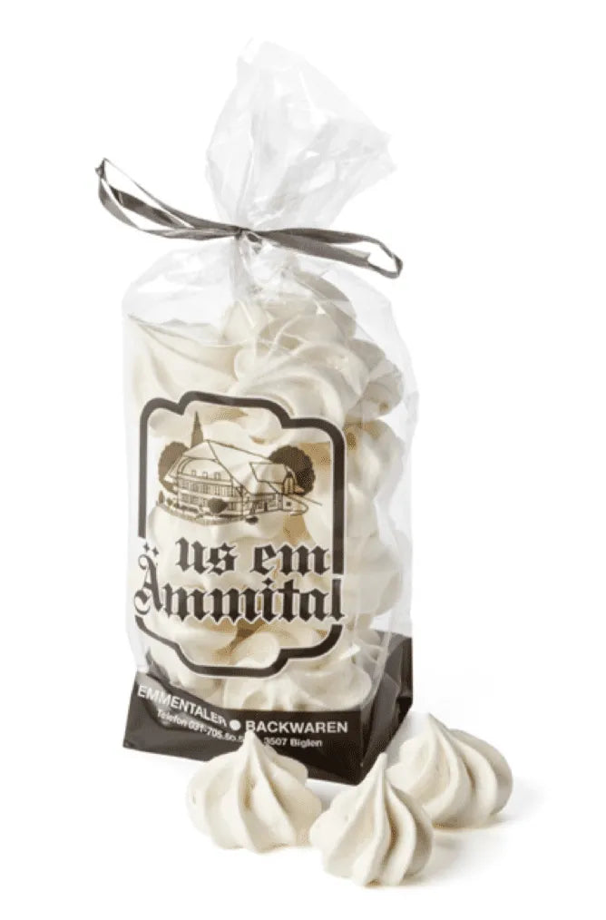 Emmentaler Backwaren Merängge Aemme Schümli (Meringues Spitzen) - Chuchichäschtli - Feines aus der Schweiz