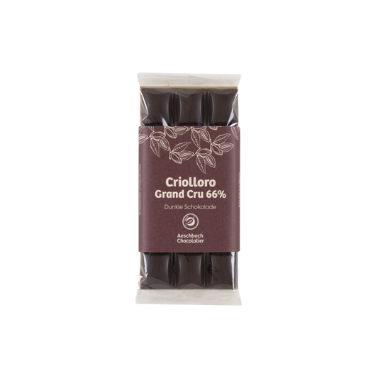 Aeschbach Chocolatier 66% Criolloro - Chuchichäschtli - Feines aus der Schweiz