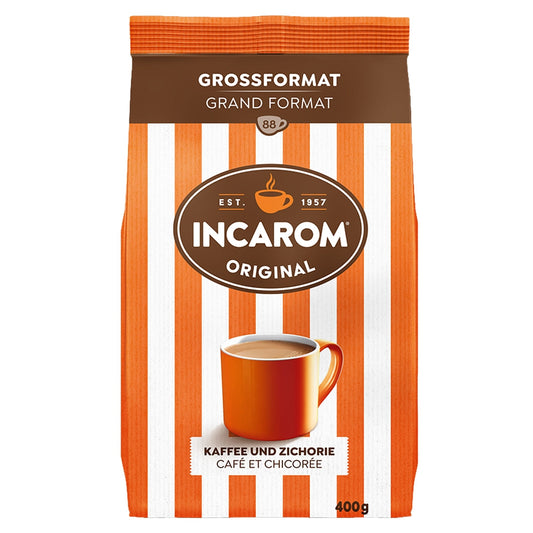 Incarom Classic Original – 400-g-Beutel mit Kaffee und Zichorie