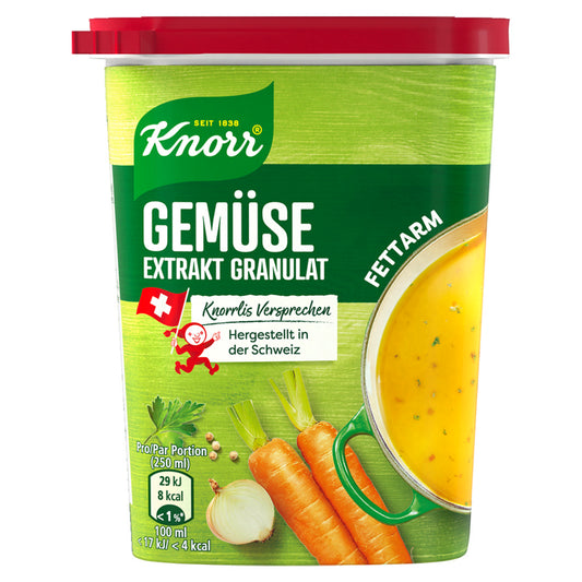 Knorr Gemüse-Extrakt Granulat fettarm – Dose