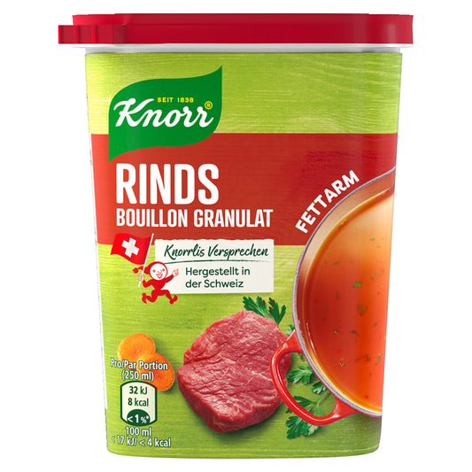 Knorr Rindsbouillon Granulat fettarm – Dose