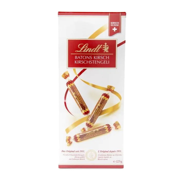 Lindt Kirschstängeli - Chuchichäschtli - Feines aus der Schweiz