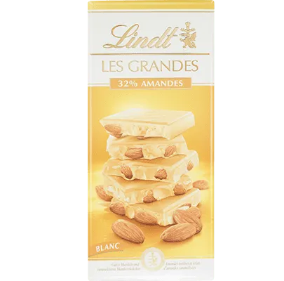Lindt Weiss Les Grandes Mandeln - Chuchichäschtli - Feines aus der Schweiz