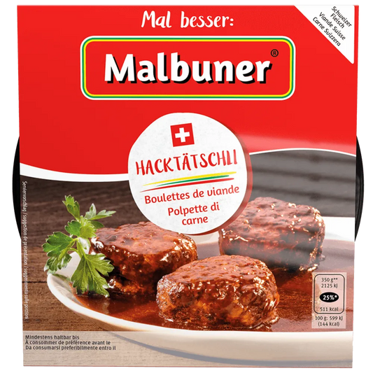 Malbuner Hacktätschli - Chuchichäschtli - Feines aus der Schweiz
