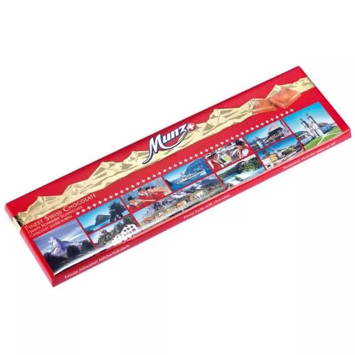 Munz Swiss Views Milchschokolade 300g Tafel