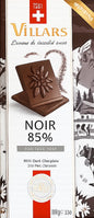 Villars Dunkle Schokolade Noir 85%