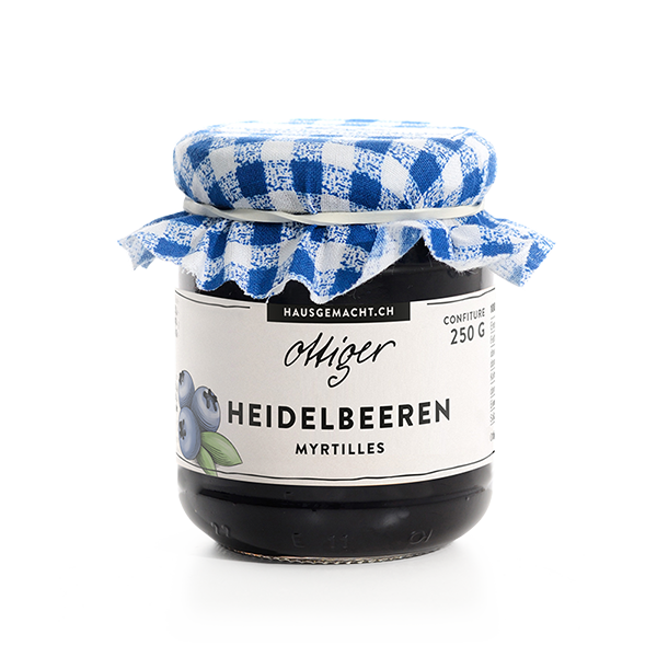 Ottiger Heidelbeer-Konfitüre – 250 g