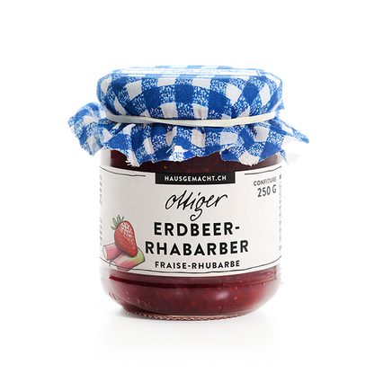 Erdbeer-Rhabarber Konfitüre