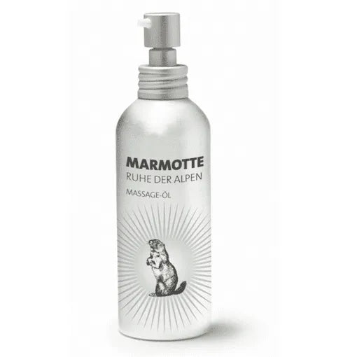 Marmotte - Massage Öl Alpen (silbrig) - Chuchichäschtli - Feines aus der Schweiz