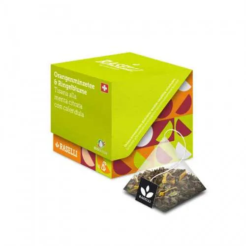 Raselli Bergkräutertee Orangenminze & Ringelblume - Chuchichäschtli - Feines aus der Schweiz