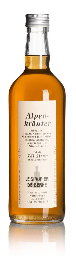 Alpenkräuter Sirup (Grosse Flasche) - Chuchichäschtli - Feines aus der Schweiz