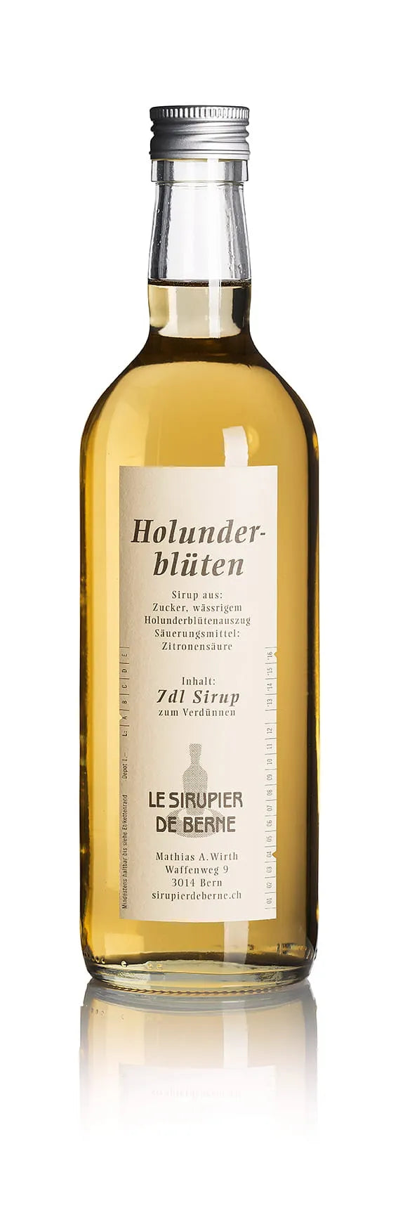 Holunderblüten Sirup (Grosse Flasche) - Chuchichäschtli - Feines aus der Schweiz