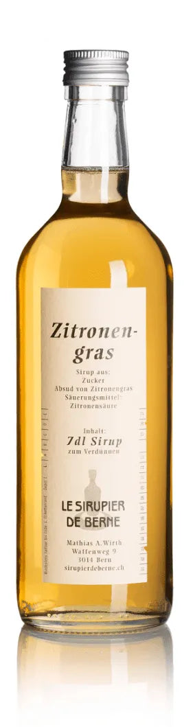 Zitronengras Sirup - Chuchichäschtli - Feines aus der Schweiz