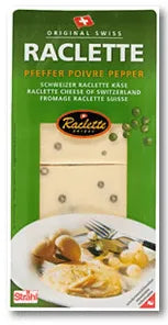 Schweizer Pfeffer-Raclette in Scheiben - Chuchichäschtli - Feines aus der Schweiz
