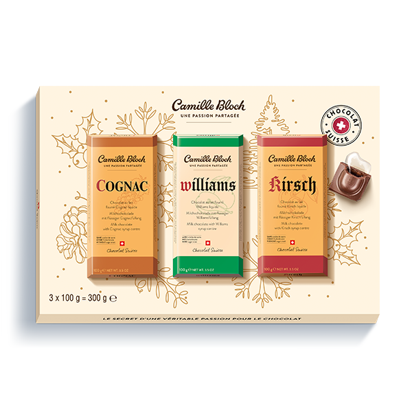 Camille Bloch Likör-Geschenkbox