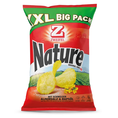 Zweifel Original Chips Nature XXL Packung - Chuchichäschtli - Feines aus der Schweiz