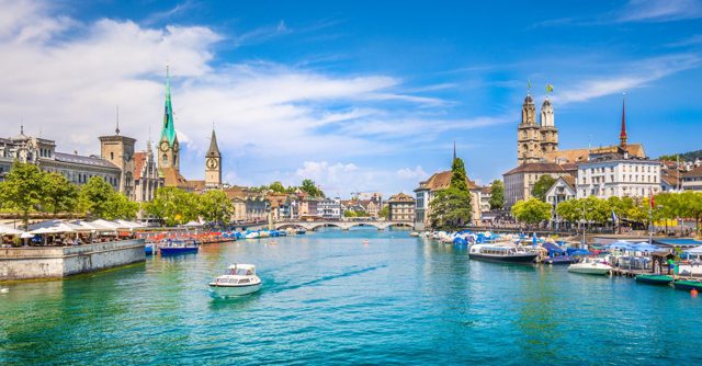 Zürich · Limmat und Altstadt