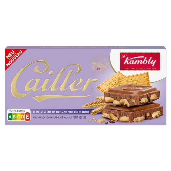 Cailler Milchschokolade mit Kambly Petit Beurre